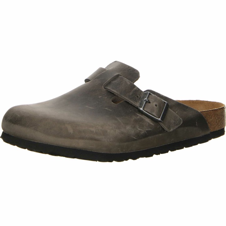 Birkenstock Boston SFB FL Iron grau 47