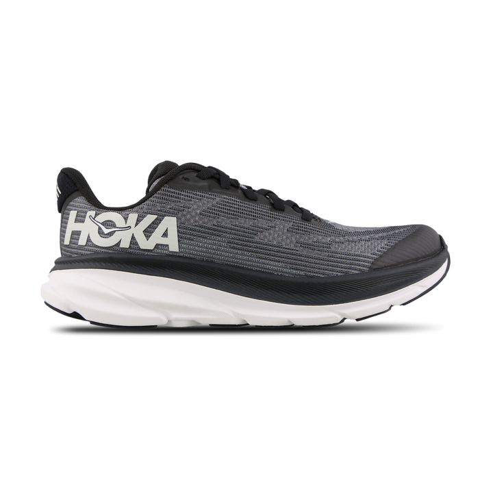 Hoka Clifton 9 Unisex Schuhe - Schwarz - Größe: 36 2/3 - Netz/Synthetik - Foot Locker