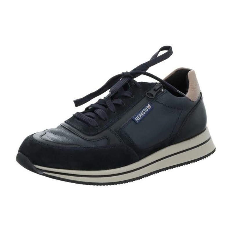 MEPHISTO GILFORD | Herren Sneaker Blau Leder Glatt- 21 76 - ... 37