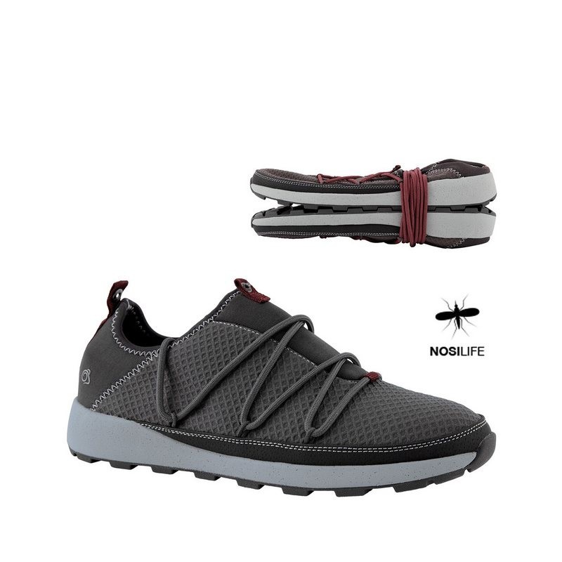 Craghoppers Craghoppers - Locke Packaway-Schuhe Allround Reise Schuhe, dunkelgrau Outdoorschuh