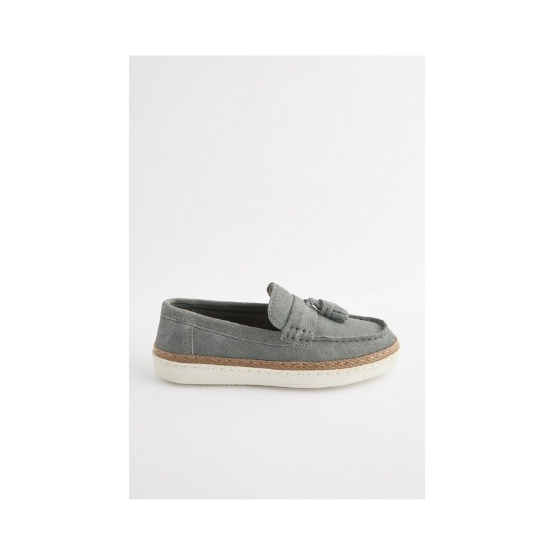 Next Slipper aus Veloursleder mit Quastendetail Loafer (1-tlg)