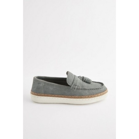 Next Slipper aus Veloursleder mit Quastendetail Loafer (1-tlg)