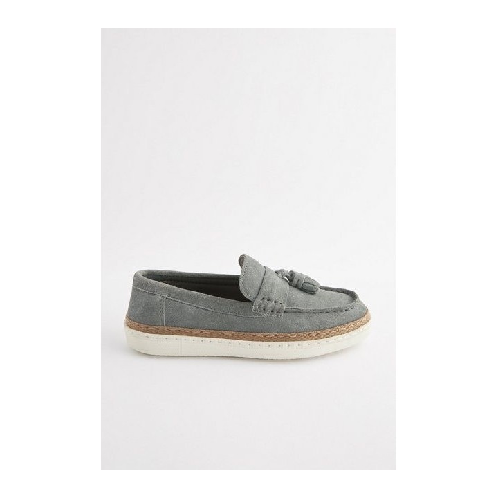 Next Slipper aus Veloursleder mit Quastendetail Loafer (1-tlg)