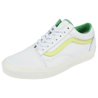 Vans  Old Skool Premium Leather  Sneaker  weiß