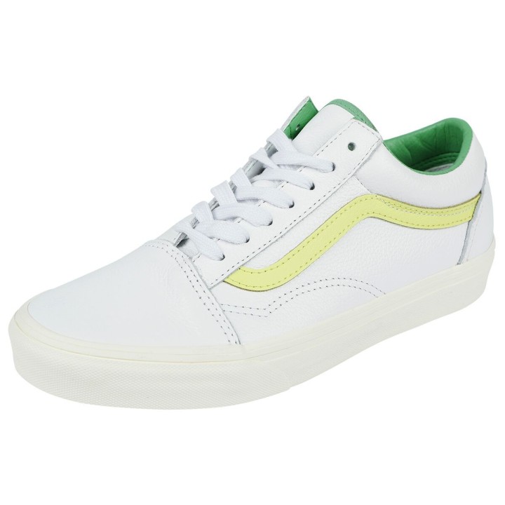 Vans  Old Skool Premium Leather  Sneaker  weiß
