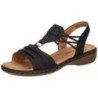 Puccetti Sandale Damen schwarz|schwarz|schwarz|schwarz|schwarz|schwarz|schwarz