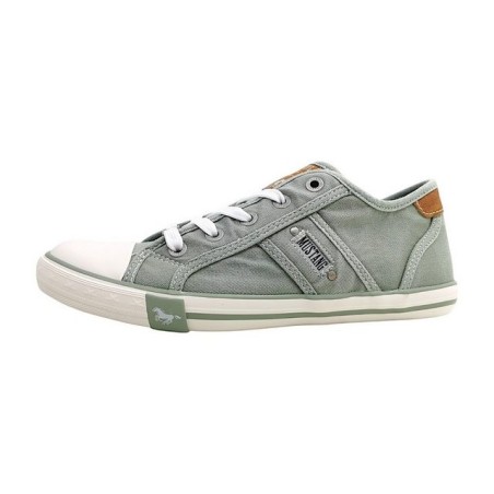 Mustang Shoes Leinenschuh Schnürschuh