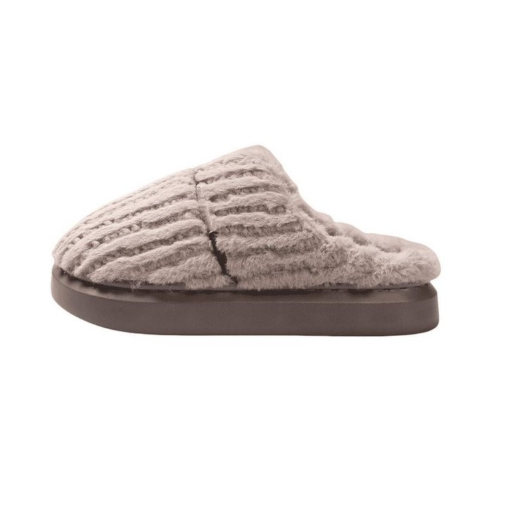 YRIIOMO Bequeme und warme Hausschuhe mit weichem Kunstfell, rutschfester EVA Plüsch Hausschuhe (Sohle und vielseitigem Design