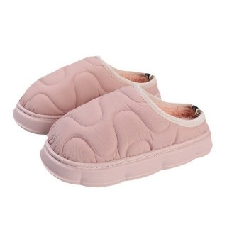 YRIIOMO Bequeme und warme Hausschuhe mit dickem Boden und weichem Innenfutter Plüsch Hausschuhe – ideal für gemütliche Stunde