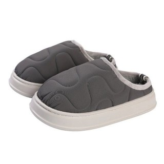 YRIIOMO Bequeme und warme Hausschuhe mit dickem Boden und weichem Innenfutter Plüsch Hausschuhe – ideal für gemütliche Stunde