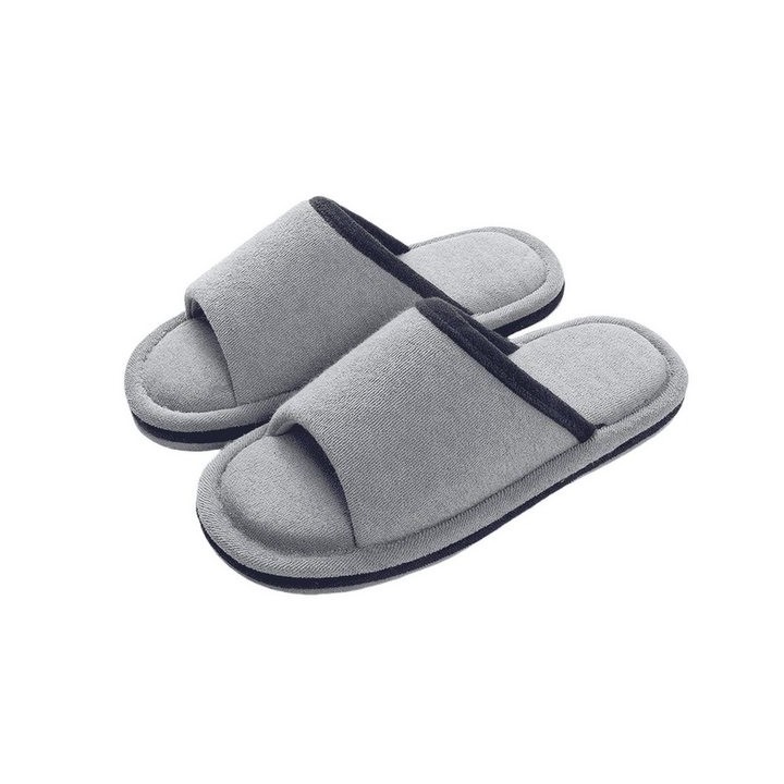 YRIIOMO Bequeme und leichte Hausschuhe mit weicher Innensohle und rutschfester Plüsch Hausschuhe Sohle – ideal für langes Tra