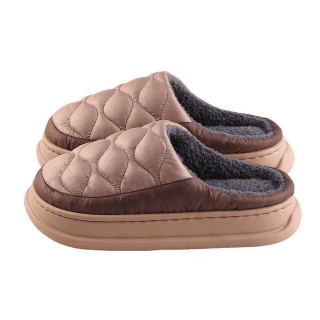 YRIIOMO Bequeme Hausschuhe mit 4 cm dicker EVA Sohle und weichem Kunstfell Plüsch Hausschuhe (Innenfutter für optimalen Komfo