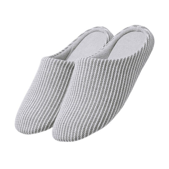 YRIIOMO Bequeme und stilvolle Hausschuhe mit rutschfester TPR Sohle, Plüsch Hausschuhe (ergonomischem Design und weichem Baum