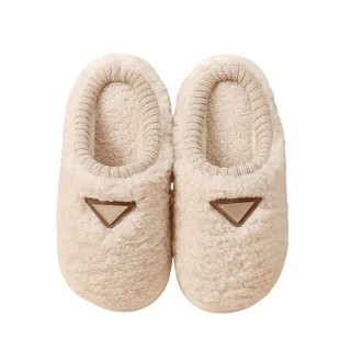 YRIIOMO Dicke Sohle, warme Baumwollpantoffeln für Männer, rutschfest, für den Plüsch Hausschuhe Innenbereich zu Hause, im Her