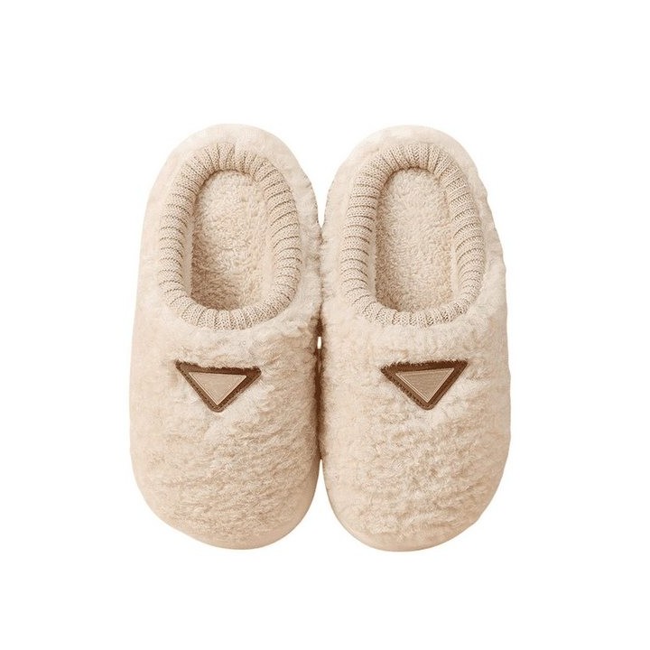 YRIIOMO Dicke Sohle, warme Baumwollpantoffeln für Männer, rutschfest, für den Plüsch Hausschuhe Innenbereich zu Hause, im Her