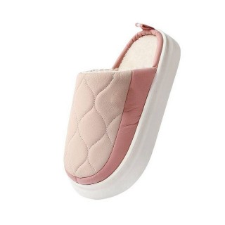 YRIIOMO Dicke Sohle, modische und warme Baumwollpantoffeln für den Plüsch Hausschuhe Innenbereich zu Hause, für Männer und Fr