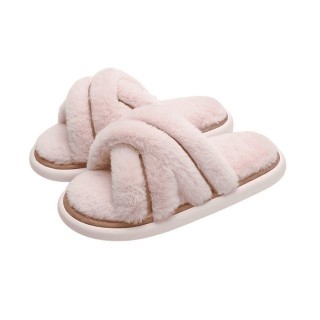 YRIIOMO Warme und bequeme Hausschuhe mit EVA Anti Rutsch Sohle und Plüsch Hausschuhe (hochwertigem Kunstfell – Perfekt für He