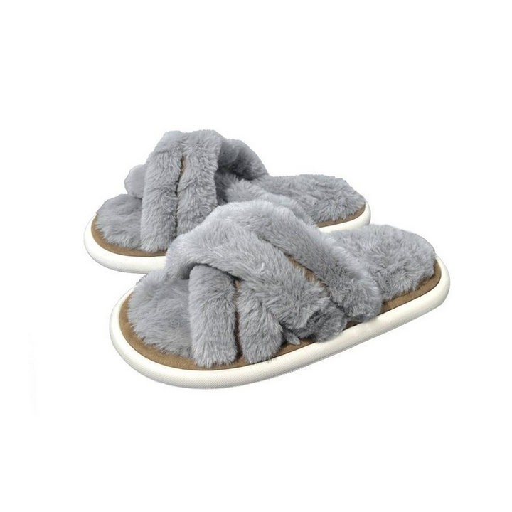 YRIIOMO Warme und bequeme Hausschuhe mit EVA Anti Rutsch Sohle und Plüsch Hausschuhe (hochwertigem Kunstfell – Perfekt für He