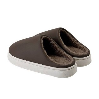 YRIIOMO Warme und bequeme Winter Hausschuhe mit rutschfester PP Sohle und Plüsch Hausschuhe (weichem Kunstfell Innenfutter fü