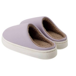 YRIIOMO Warme und bequeme Winter Hausschuhe mit rutschfester PP Sohle und Plüsch Hausschuhe (weichem Kunstfell Innenfutter fü