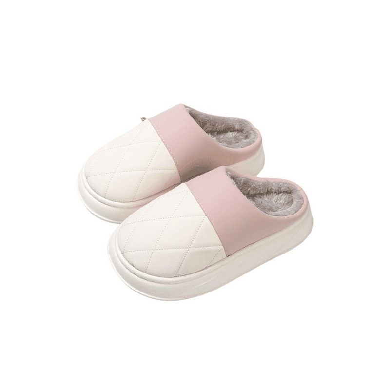 YRIIOMO Bequeme und warme Schuhe mit hochwertigem Design, ideal für Herbst und Plüsch Hausschuhe (Wintertage, mit leichtem EV