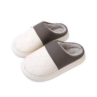 YRIIOMO Bequeme und warme Schuhe mit hochwertigem Design, ideal für Herbst und Plüsch Hausschuhe (Wintertage, mit leichtem EV