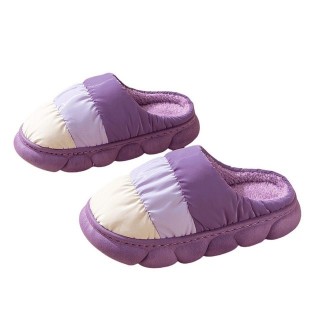 YRIIOMO Bequeme und warme Hausschuhe mit rutschfester Sohle und weichem Plüsch Hausschuhe Kunstfell Innenfutter – ideal für d