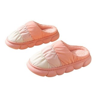 YRIIOMO Bequeme und warme Hausschuhe mit rutschfester Sohle und weichem Plüsch Hausschuhe Kunstfell Innenfutter – ideal für d