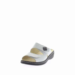 Longo Bequem-Pantolette,weiss weiß 37