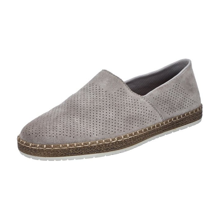 Rieker Slipper, Schlupfschuh, Casual-Slipper, Mokassin mit Perforation