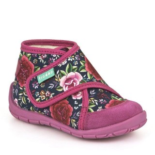 froddo® Froddo Hausschuhe Pantoffel mit Klettverschluss Flowers Hausschuh