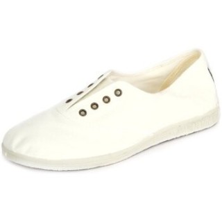 Natural World Eco  Damenschuhe Slipper 612 612-505 white Baumwolle organic cotton 612-505
