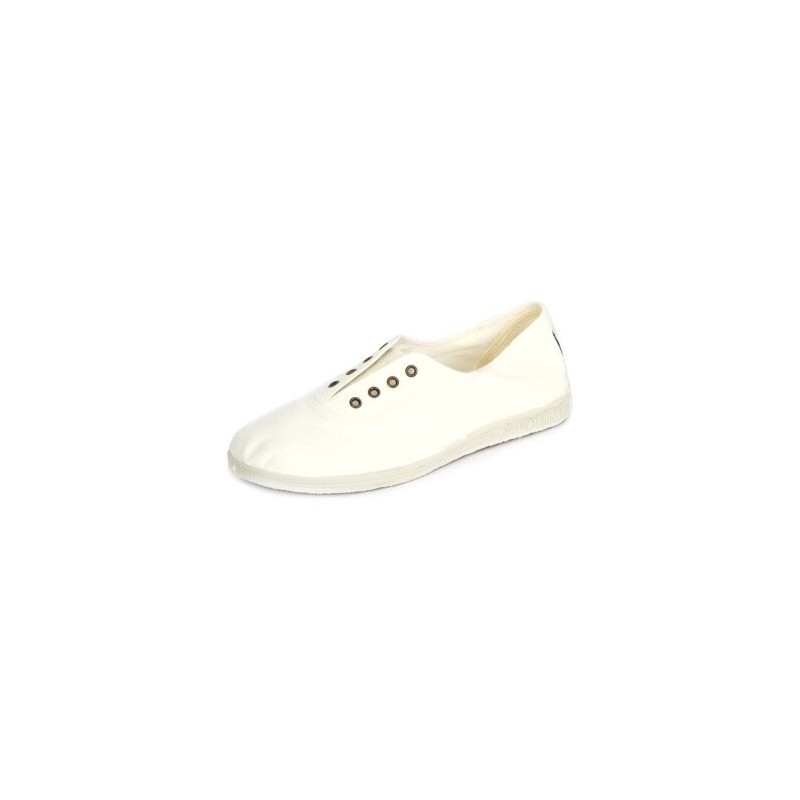 Natural World Eco  Damenschuhe Slipper 612 612-505 white Baumwolle organic cotton 612-505