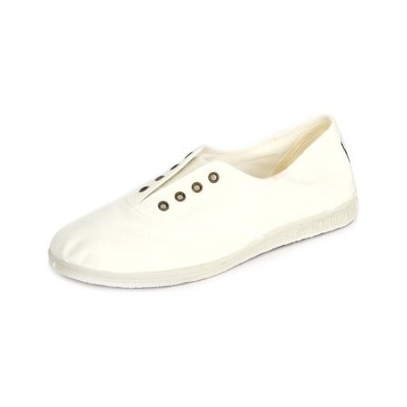 Natural World Eco  Damenschuhe Slipper 612 612-505 white Baumwolle organic cotton 612-505