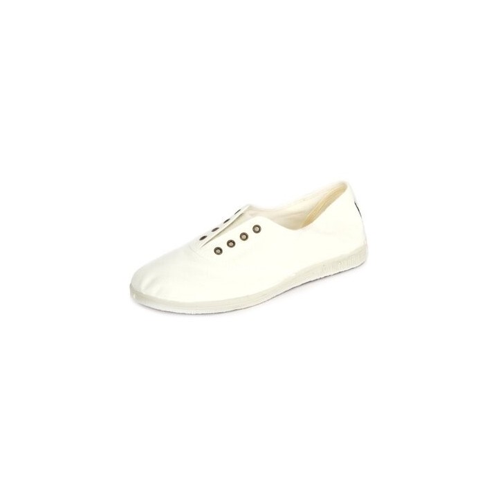 Natural World Eco  Damenschuhe Slipper 612 612-505 white Baumwolle organic cotton 612-505
