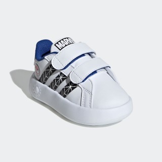 adidas Sportswear Klettschuh »ADIDAS MARVEL SPIDER-MAN KIDS GRAND COURT SCHUH«, Design auf den Spuren des adidas Superstar, f