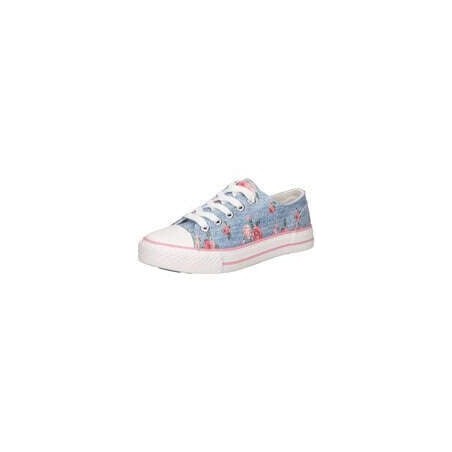 Barbarella Leinen Sneaker Mädchen blau|blau|blau