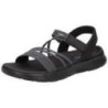 Skechers Go Walk Flex Sandal Emma Damen schwarz|schwarz|schwarz|schwarz|schwarz|schwarz|schwarz