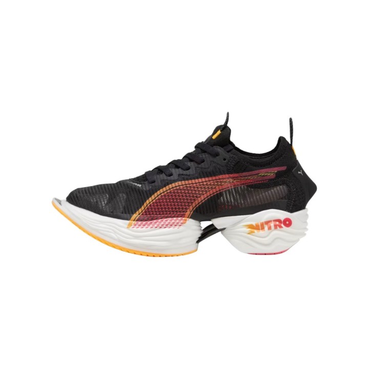 Puma Fast-R Nitro Elite 2 Forever Faster Schwarz Orange  Turnschuhe, Größe 40,5 - EUR