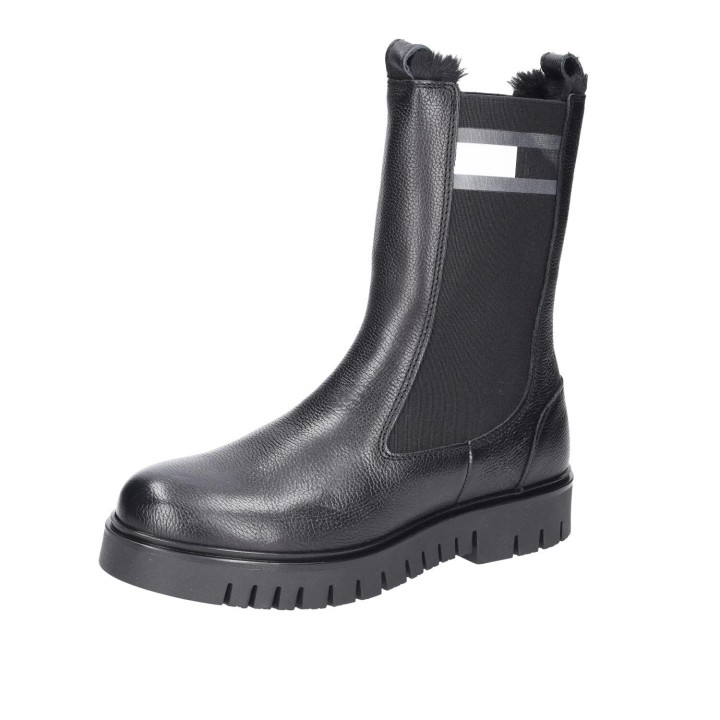 Schnür-Stiefeletten schwarz TJW WARMLINED CHELSEA BOOT 41