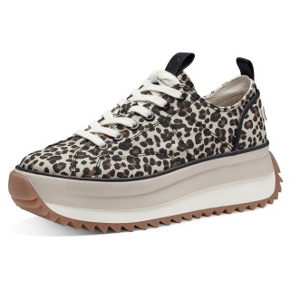 Damen Low Sneaker Low Top 1-23731-41 Mehrfarbig 360 Leopard ... 39