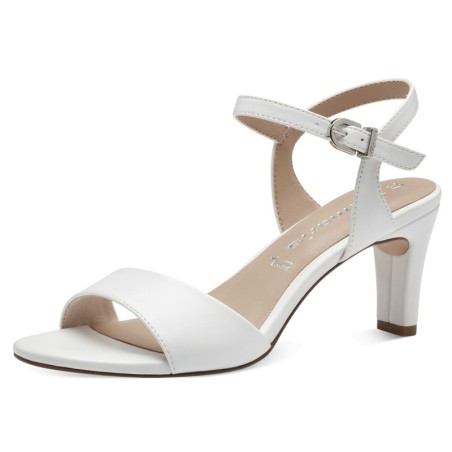 Damen Komfort Sandalen  1-28008-42 Weiß 140 White Matt Kunst... 37
