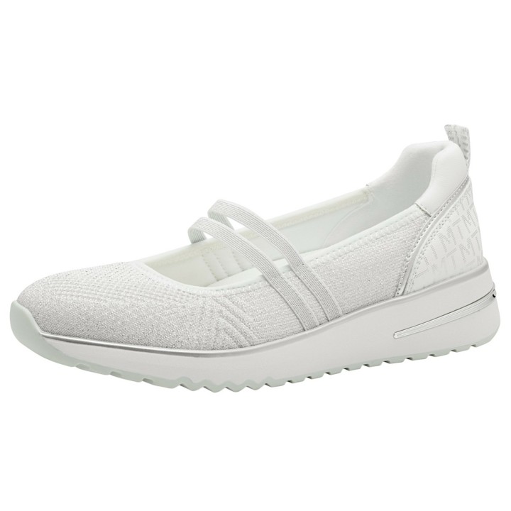 Damen Klassische Ballerina Sportiv 2-22181-44 Weiß 197 White... 37