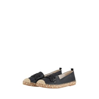 TOM TAILOR Flache Espadrilles mit Kontrastnähten Slipper (1-tlg)