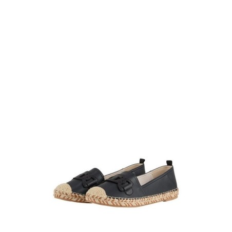 TOM TAILOR Flache Espadrilles mit Kontrastnähten Slipper (1-tlg)