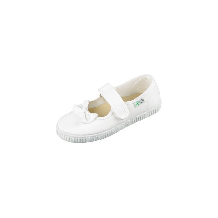 Natural World Eco  Babyschuhe Spangenschuhe 56060 5 uni Schleifchen 56060 5