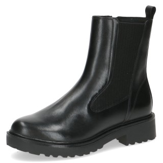 Caprice Chelseaboots, Blockabsatz, Basicschuh, Stiefelette in bequemer Weite