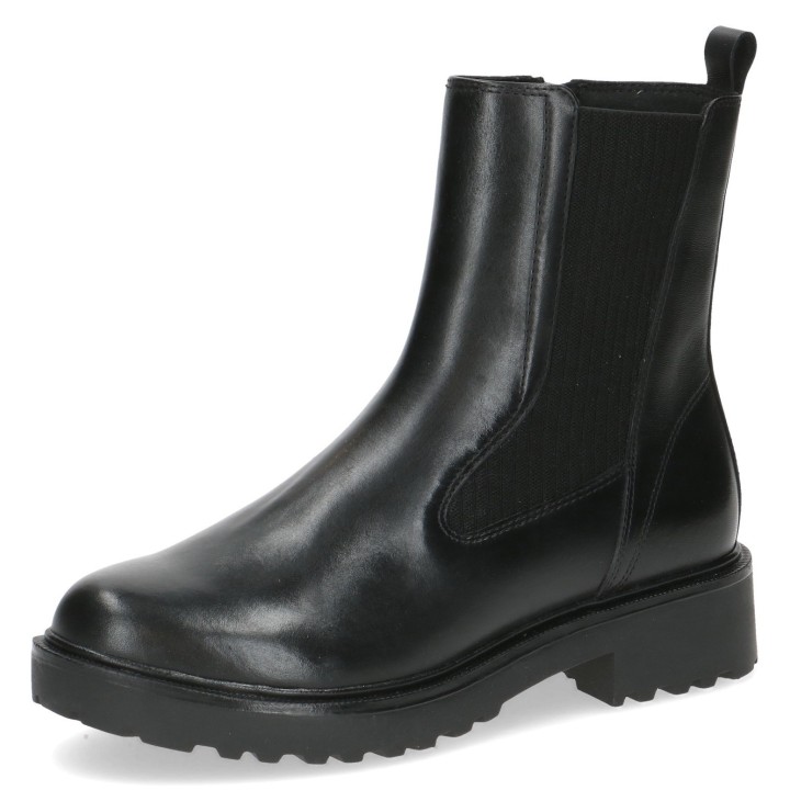 Caprice Chelseaboots, Blockabsatz, Basicschuh, Stiefelette in bequemer Weite