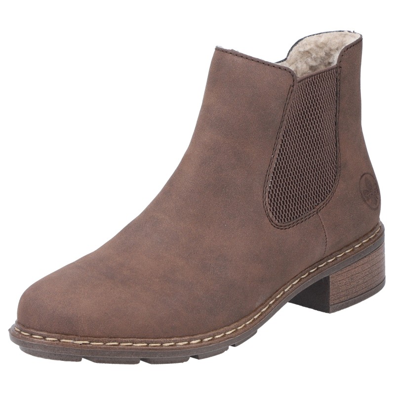 Rieker Winterstiefelette, Chelseaboots, Winterboots mit praktischem Innenreißverschluss