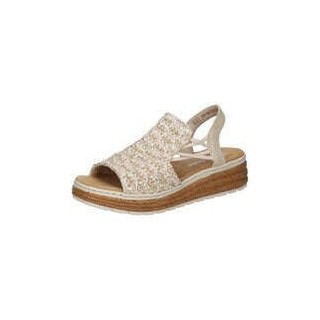 Rieker Keilsandale Damen beige|beige